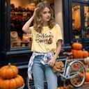 Women's Floral T-Shirts Graphic Loose Tees Sunflower Graphic Summer Short Sleeve Boho Casual Tops (Yellow, L)