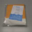 Awellife Boho Yellow Shower Curtain for Bathroom Farmhouse Cotton Stripe Tassel Shower Curtain Natural Texture 72" L x 60" W