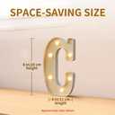 8 Inch Class of 2026 Light Up letters Graduation Decorations, PP Warm White Light Sign for High School Seniors College Students, 2026 Grad Party Decorations, Gift for friends