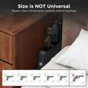 Biometric Gun Safe for Handgun - Upward Eject Pistol Safe with Fingerprint & Keypad, Hidden Safe Fits for Car, Nightstand, Desk, Bed Side - Birthday Gifts for Husband Dad