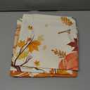 ONWAY Fall Throw Pillow Covers 18x18 Inch Set of 4 Farmhouse Pumpkin Maple Leaves Autumn Decor for Couch Sofa Bed Thanksgiving Seasonal Cushion Cases for Home Outdoor Porch Patio Decorations