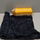 MANDIOO Pack of 2 Soft Chenille Textured Throw Pillow Covers Lumbar Accent Solid Decorative Cushion Cover Cozy Farmhouse Pillow Case for Couch Sofa Bed Living Room 16x24 Inch Dark Blue