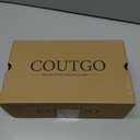 Coutgo Girls Sandals Flower Girl Dress Shoes Closed Toe Fisherman Flat Sandals Princess Party Shoes for Little Big Kids