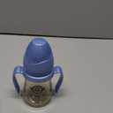 GROSMIMI Spill Proof no Spill Magic Sippy Cup with Straw with Handle for Baby and Toddlers, Customizable, PPSU, BPA Free 6 oz (Sky blue)