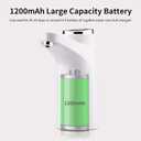 Water Dispenser for 5 Gallon Bottle, Electric 5 Gallon Water Pump, USB-C Rechargeable Water Pump for 3 Gallon Jug, White