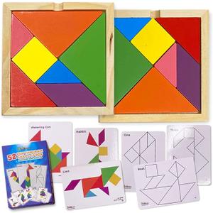 Tangrams 7 Shapes 10 Animal Cards 3 Pack