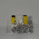 144 Pcs Shelf Pins Pegs Kit,5 Styles Metal Shelf Support Pegs,Cabinet Pegs for Shelves,Dual Diameter Shelf Pins with Silicone Covers,Shelf Bracket Holders for Furniture Glass Corner & Wood Shelves