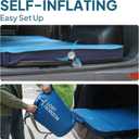 Lost Horizon Self-Inflating Foam Camping Mattress, Single, 3" Thick | Air & Foam Comfort, Adjustable Firmness, R9.7 Insulation, Sleeping Pad