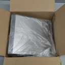 Hon&Guan Dryer Vent Cover Outside 6 Inch Wall Vent with Removable Mesh -304 Stainless Steel Exhaust Vent Cover Rubber Cushioned Non Return Flap, Sliver (6in [Neck Size:5.74/Inner:5.67in])