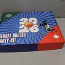 Soccer Fan Gear Set for 2026 World Tournament, Soccer Party Favors Kit with Flag,Scarf, Face Paint, Clapper, Horn&Glasses,Supporter Accessories for Game Day, Sports Event, Gift