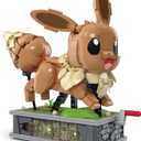 MEGA Pokmon Action Figure Building Set, Motion Eevee with 1366 Pieces, Turn Crank for Running Movement, Build & Display Toy for Collectors