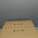 20.07" Bladeless Fandelier Ceiling Fan with Light  Dimmable LED, 3 Color Temperatures, 6 Wind Speeds, Remote & App Control (Brown)