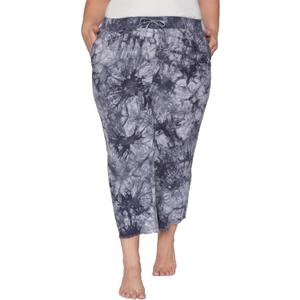 Royalty for Me Womens Royalty for Me Womens Plus Linen Button Hem Flood (XXL)