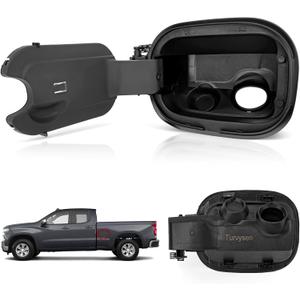 84745944 Fuel Tank Filler Pipe Housing Replacement for Chevy Silverado 1500 2019-2025 Only Gas 6.6 FT Bed, Gas Door Fuel Tank Cap Assembly with Fuel Door Spring Hinge Replace 84492771 84745974