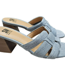 SM NEW YORK WOMEN'S SHOES BLUE 7.5 SIZE