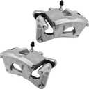 Rear Brake Caliper with bracket Compatible with Jeep,Dodge,Chrysler,Mitsubishi Models,2007-2017 Patriot,Compass,2008-2014 Avenger,07-10 Sebring,Caliber,Lancer,18-B5105 18-B5104,Rear Side,2 Pcs