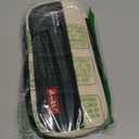 Aen Art Pencil Pouch, Big Capacity Waterproof Pencil Case, Sturdy Stationery Pen Bag for Students Teens Adults (Black)