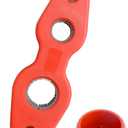 Copper Pipe Cleaner and Reamer Set, 4 in-1 Copper Tubing Brush Pipe Inside and Outside Wire Brush, Copper Pipe Deburring Tool for Soldering, Copper Pipes, Tubes, Pipe Deburring - Red