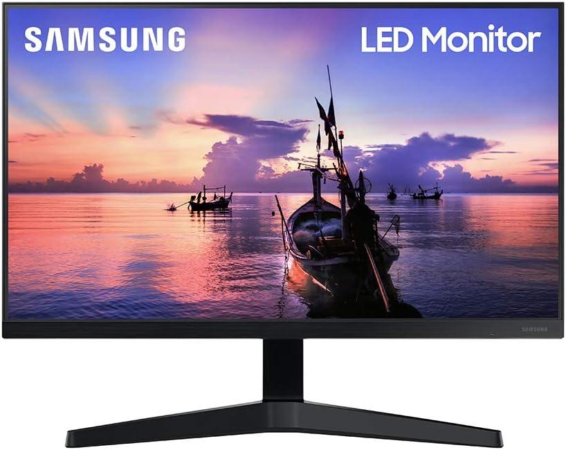 SAMSUNG 22" T350 Series FHD 1080p Computer Monitor, 75Hz, IPS Panel, HDMI, VGA (D-Sub), 3-Sided Border-Less, FreeSync, LF22T350FHNXZA (22-inch)