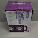 Bluetooth Speakers, 80W(Peak) Wireless TWS Portable Bluetooth Speaker, Beat-Driven Lights, 100dB Loud Stereo Speaker with BassUp, Speakers with Subwoofer for Outdoor, Party, Camping (DeepBlack)