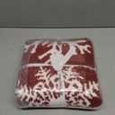 LANE LINEN Snowflake Premium Christmas Bath Rug Set 2 Piece, Extra Soft & Absorbent, Machine Washable Non Slip Shower Mat - 20'' x 32'' / 17'' x 24'' for Bathroom Floor