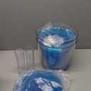 Autoclavable Dental Burs Soak Box with Strainer Dental Bur Holder Cleaner for Cleaning Dental Burs (Blue)