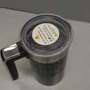 4 in 1 Electric Milk Frother: 10oz/350 mL Large Capacity Electric Milk Steamer for Hot and Cold Milk Froth  Automatic Milk Frother & Warmer for Latte, Cappuccinos, Macchiato, Hot Chocolate