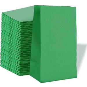 Green Paper Bags, Pack of 50