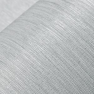 Haimin Grasscloth Wallpaper Peel and Stick 20.9in X 393in Fabric Contact Paper Wall Paper Textured Wallpaper Vertical Stripes Look Self-Adhesive Thick Vinyl Embossed (Gray)