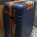 Luggage Sets 3 Piece with Spinner Wheels, Lightweight PC Hardside Suitcase with TSA Lock & YKK Zippers, 20 Inch Carry On Luggage with Travel Bag for Men and Women, Blue