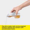 Krcher WV 1 Electric Window Vacuum Squeegee 10" - Perfect for Showers, Mirrors, Glass, and Countertops - Electric Squeegee