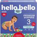 Hello Bello Dr. Seuss Babies Premium Diapers, Size 3, 66 Count: Softness & Protection for Sensitive Skin
