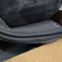 1.3" Thick Baby Floor Play Mat 50x50, Basic Padded Foam Mat for Tummy Time Crawling, Non Slip Cushioned for Babies Toddlers Infants Kids (Dark Grey)