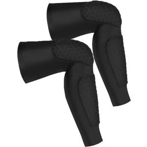 PISIQI Knee Compression Sleeves Basketball Volleyball Knee Pads Compression Leg Sleeve Football Adult Knee Brace Support Leg Sleeve Knee Protector Calf Support Snowboard Kneepad, XXL
