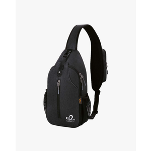 WATERFLY Crossbody Sling Backpack Sling Bag Travel Hiking Chest Bag Daypack