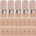 Manicure Set Bulk, Nail Clippers Kit Stainless Steel Fingernail Clippers Set, Sturdy Nail Tip Cutter Trimmers Professional Grooming Toenail Clippers Personal Pedicure Kits Gift Pink (24 Pack 7 in 1) (3.95 Inch)