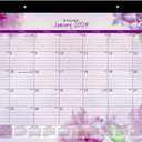 AT-A-GLANCE 2024 Desk Calendar, Monthly Desk Pad, 21-3/4" x 17", Standard, Beautiful Day (SK38-704-24)