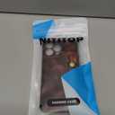 NITITOP Compatible with iPhone 13 Pro Case with Wrist Strap Cute Stylish Leopard Aesthetic Tortoise Amber Design for Women Girls Men Soft TPU Shockproof Protective Cover - Brown Leopard