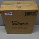 CUYOCA Storage Ottoman Bench Foldable Seat Footrest Shoe Bench End of Bed Storage with Flipping Lid, 75L Storage Space, 30 inches Linen Fabric Dark Grey