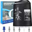 Universal 9"-21" Blood Pressure Replacement Cuff - Wide-Range Fan-shape Design Better Fits M/L/XL X-Large Big Arms, 6 Sizes of Connectors Compatible with Omron and Other Brands BP Monitors (Cuff Only)