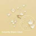 Obstal 210GSM Rectangle Table Cloth - Heavy Duty Water Proof Microfiber Tablecloth, Decorative Fabric Table Cover for Outdoor and Indoor Use (Champagne,54 x 54 Inch)