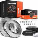A-Premium 10.82 inch (275mm) Front Vented Disc Brake Rotors + Ceramic Pads Kit Compatible with Toyota, Lexus and Scion Models - RAV4 2006-2018, xB 2008-2015, Prius V 2012-2017, HS250h 2010-2012, 6-PC