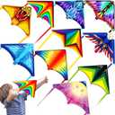 8 Pack/20 Pack Mini Kites for Boys Girls 3-5 6 7 8 Gift & Party Favors, Finger Launcher Kites Easy to Fly Ejection Kite for Kids Teens Ages 4-18 Beach Park Backyard Outdoor Sports Flying Toys