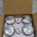Vinaco GU10 Bulb, 6 Pack Halogen 120V 35W, Dimmable, MR16 GU10 Light Bulb with Long Lasting Lifespan, gu10+c for Track&Recessed Lighting, Gu10 Base Bulb, 35W MR16/FL/GU10, Warm White