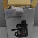XIXUBX Coffee Machine, 3.5 Bar Espresso & Cappuccino Machine with Steam Wand, Compact Design Coffee Maker for Latte, Safety Lock & Tritan Cups, 800w, Black