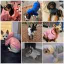 3 x KOOLTAIL Dog Hoodie for Small Medium Large Dogs, Ultra-Warm & Soft Winter Fall Fleece Dog Hooded Sweatshirt Clothes Sweater, Lightweight Pullover Coat for Boy Girl Bulldog Pitbull Puppy Cats,Pink S