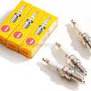 NGK 4339 DCPR8E Compatible With SeaDoo 4-Tec Spark Plug Set All 130 155 185 215 255 260 RXP RXT X GTI GTX Wake GTS GTI 3 Pack