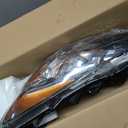 OLEKE Headlight Assembly Pair with Bulbs for 2010-2013 Mazda 3 4-Door Sedan, Chrome Housing, Waterproof Driver and Passenger Side Replacement Headlamps
