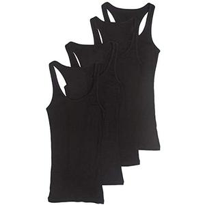 Zenana Outfitters 1 Pack Womens Basic Ribbed Racerback Tank Top, Large