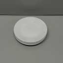 Corelle 4-Pc Meal Bowls Set Service for 4, Durable and Eco-Friendly 9-1/4-Inch Glass Bowls, Compact Stack Bowl Set, Microwave and Dishwasher Safe, White, 46 Ounces